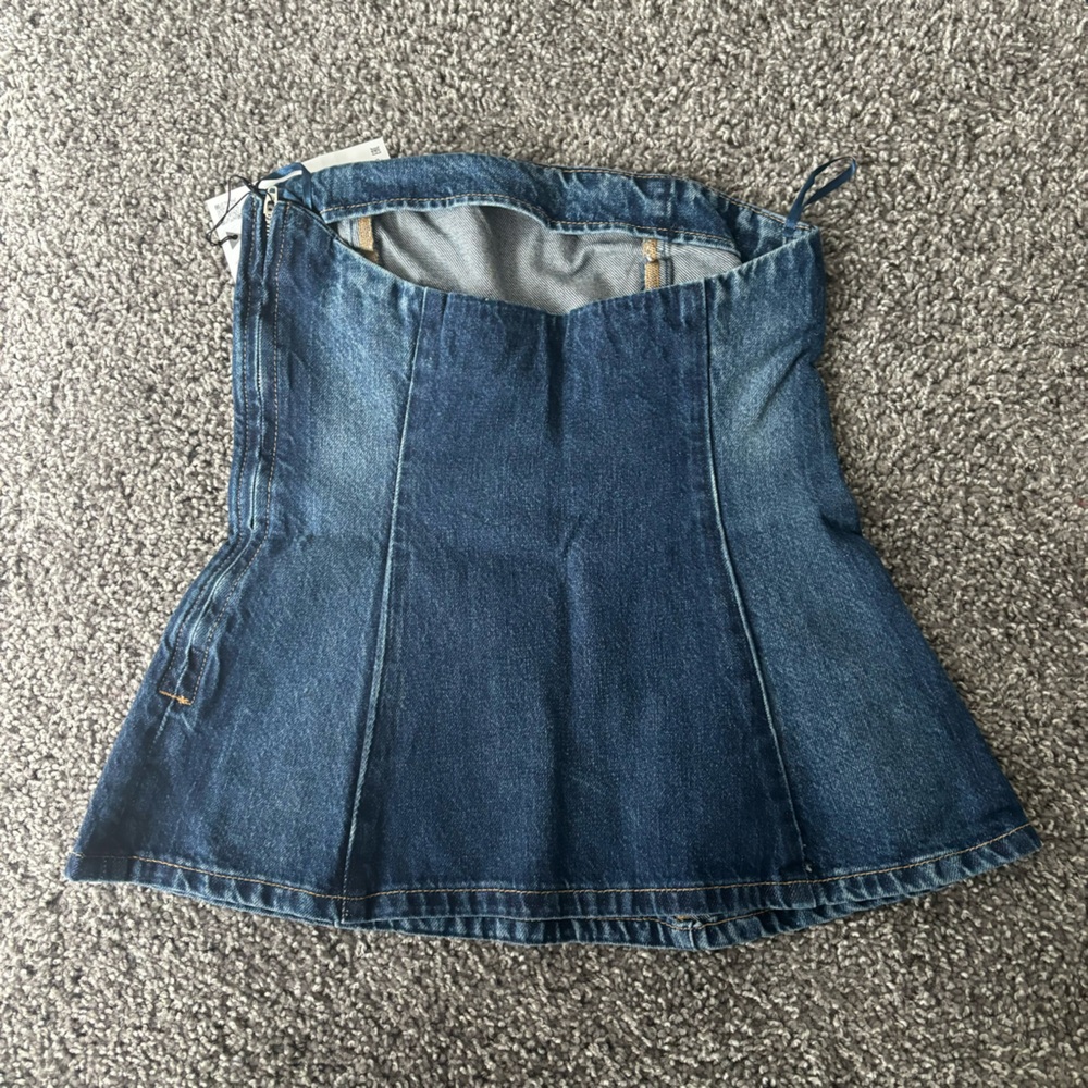 Zara Denim Corset - Picture 3 of 3